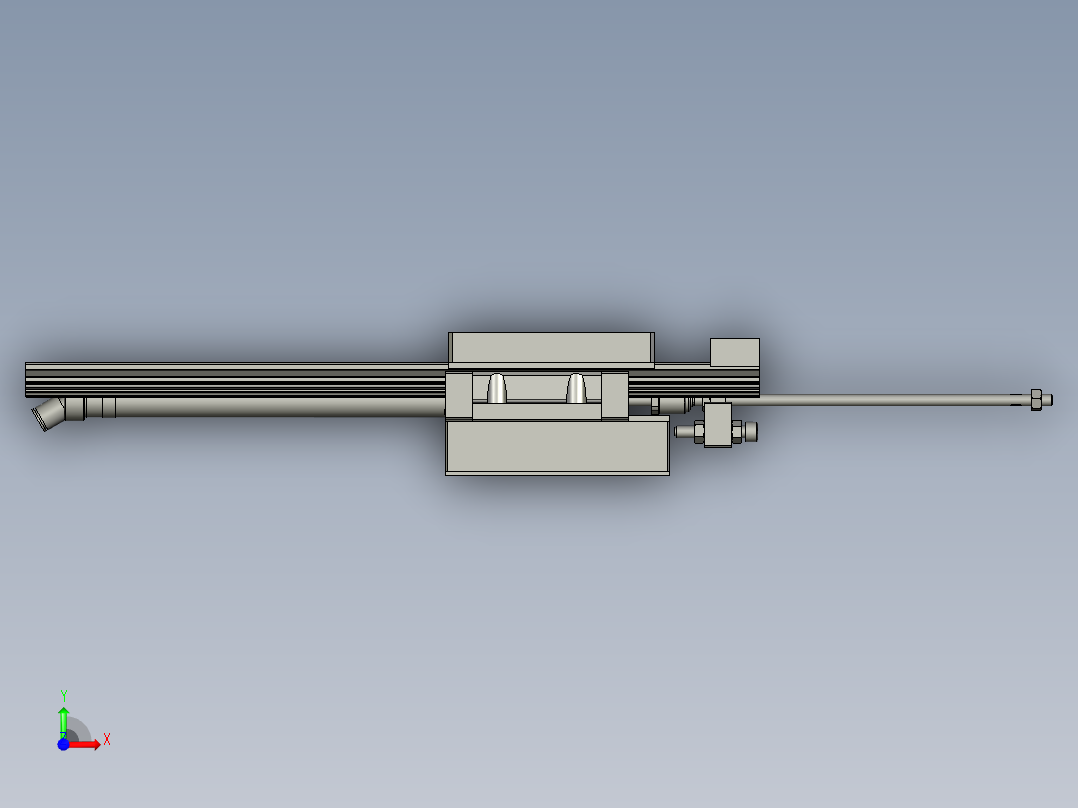 F01AE00021-D60000气缸右移前视图