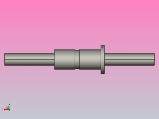 DKFZD5012-6滚珠丝杆3D模型后视缩略图