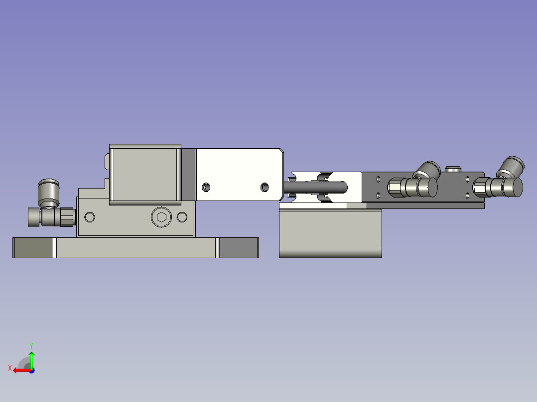 喷油组件后视图