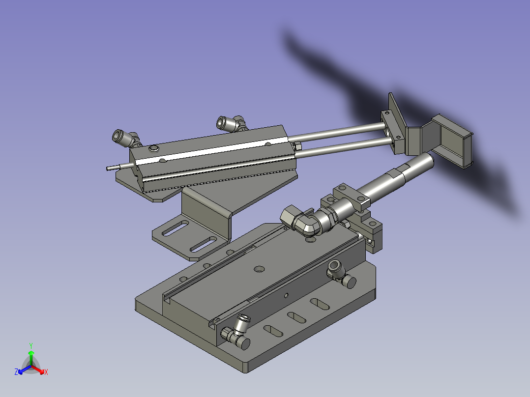 喷油组件正等轴测图