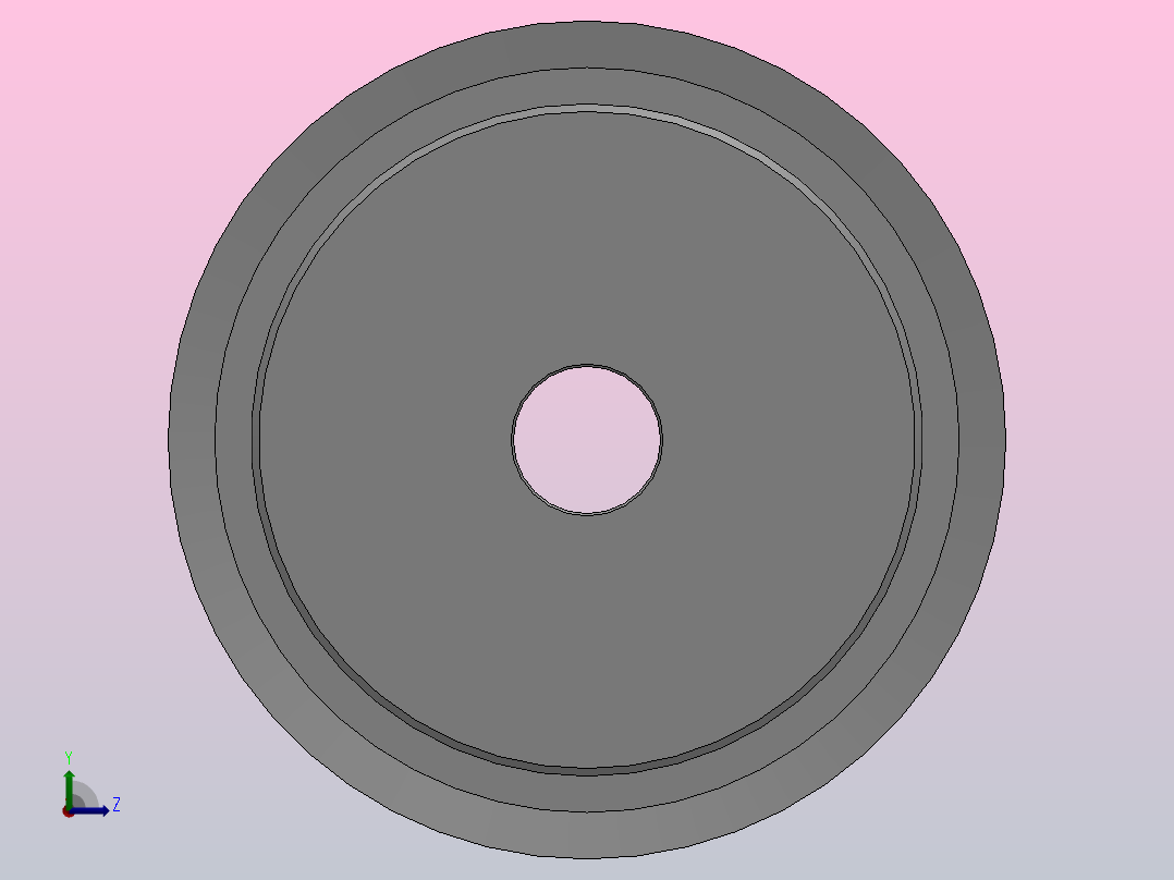 小凸缘型梯形齿同步带轮T10型_ST10DC-26-25-dc16-A左视图