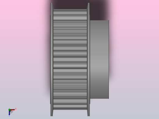 小凸缘型梯形齿同步带轮T10型_ST10DC-26-25-dc16-A俯视缩略图