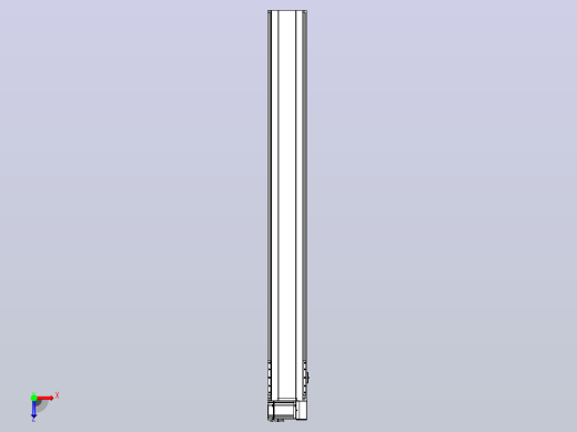 皮带直线轴半封闭可选导轨TPA-HNB-175D-140-L1500-RU-Y-P75-N3俯视缩略图