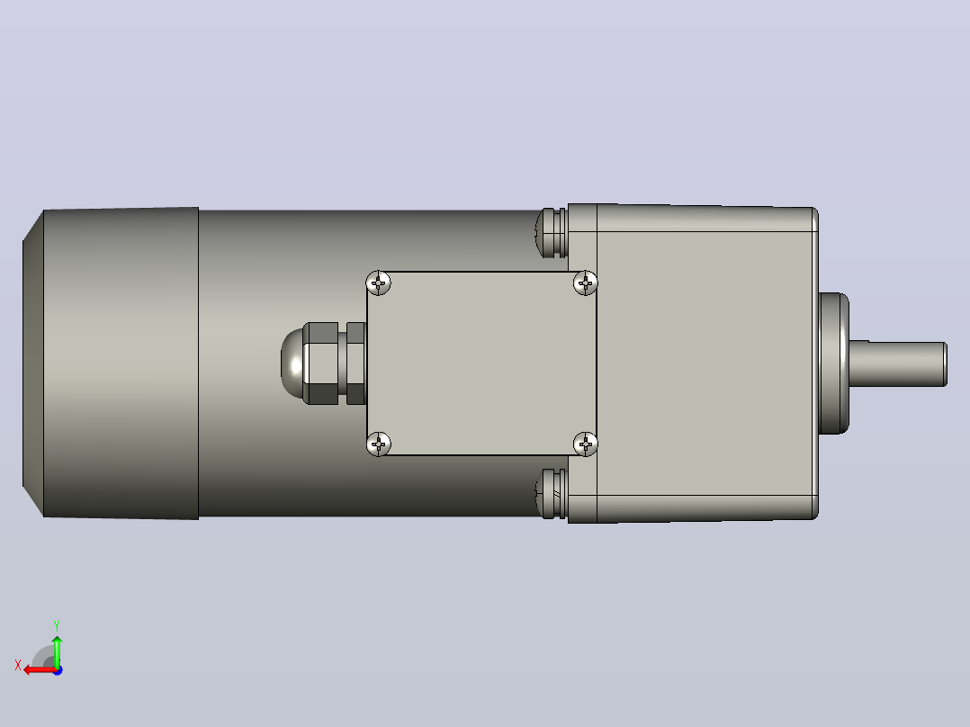 刹车电机6RK120GU-CMT 6GU3K～200K后视图