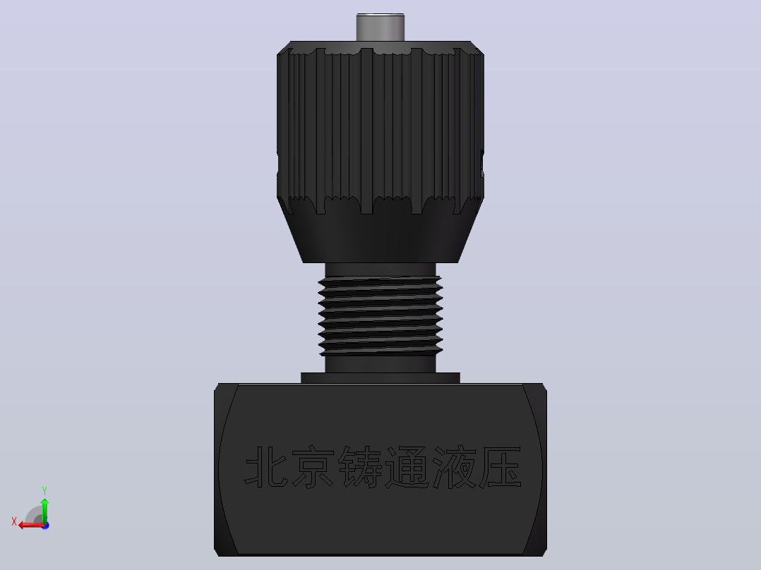 DV8 节流截止阀后视图