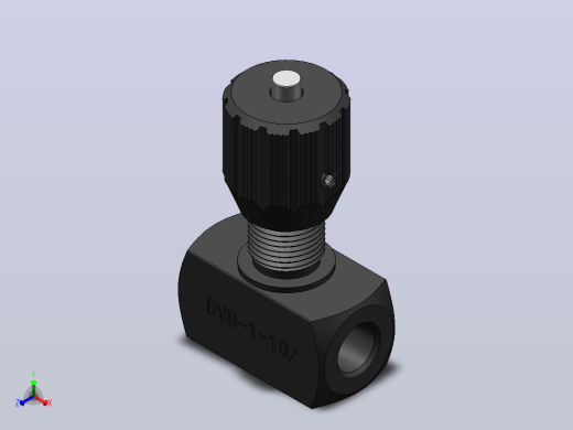DV8 节流截止阀正等轴测缩略图