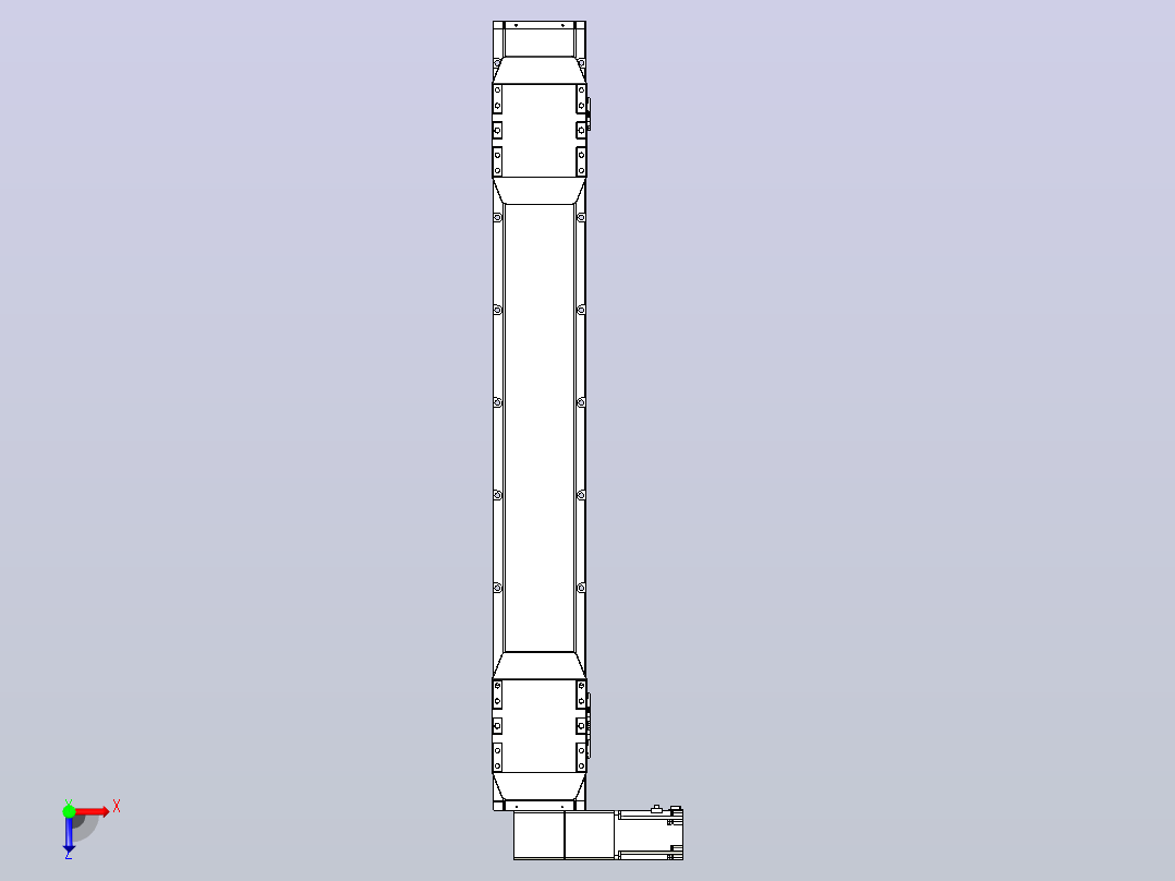 皮带直线轴双滑块型TPA-GCBS-150-P80-L350-DL-M75-N3俯视图