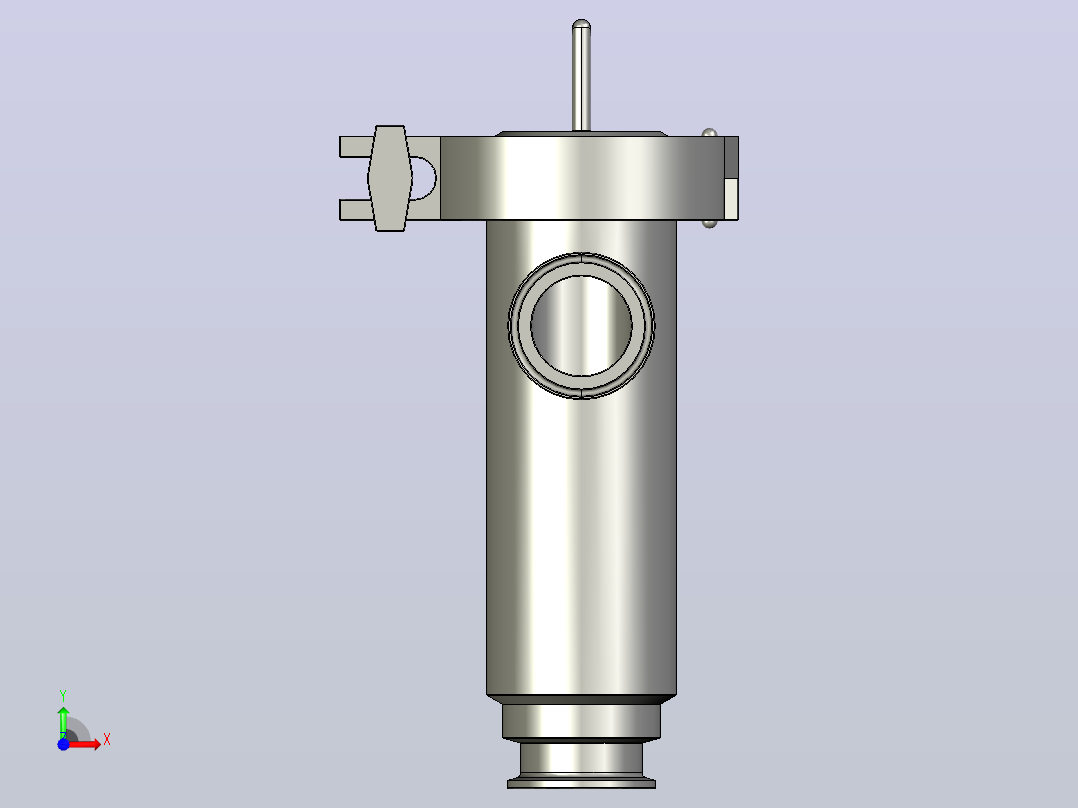 90°卡式过滤器[1539300 0250]前视图