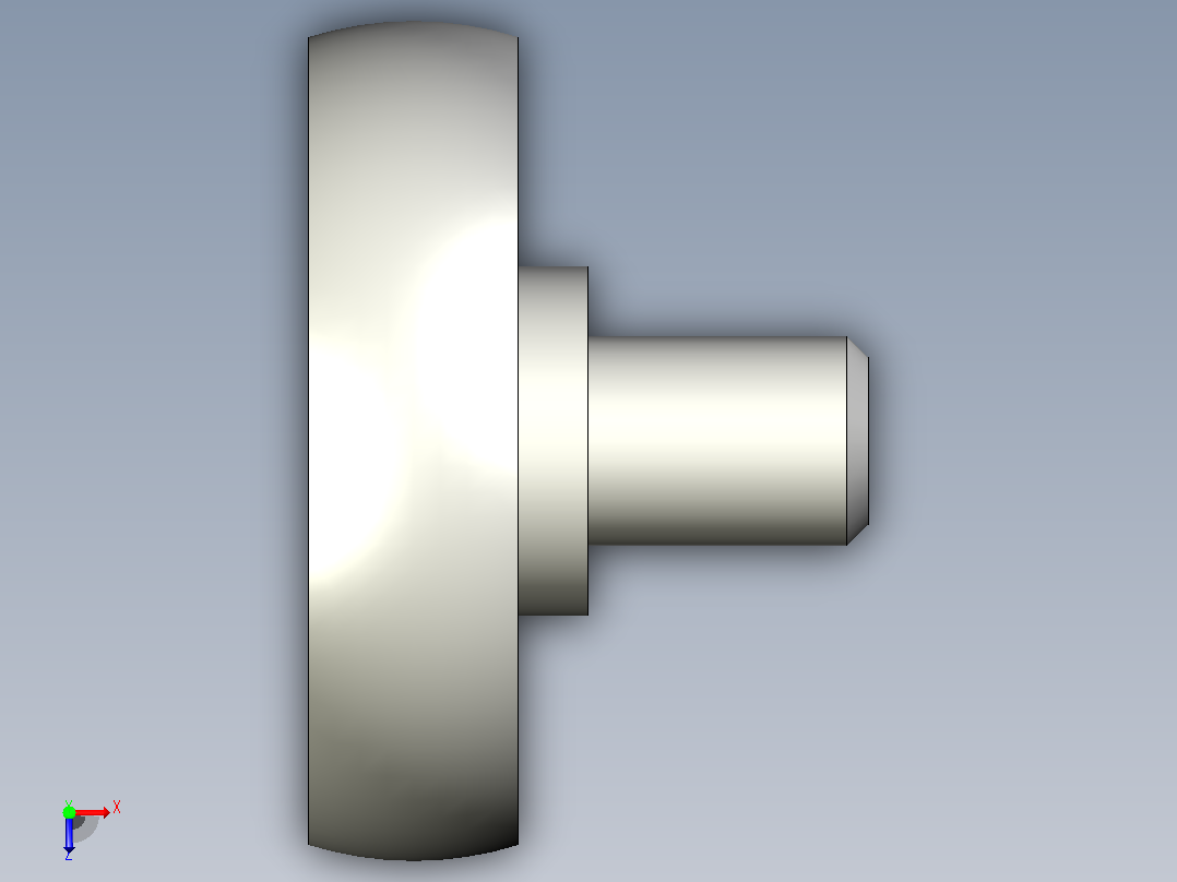 包胶轴承滑轮俯视图