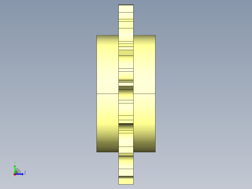 JS 1050-15T-R25-C1机加工主动轮左视缩略图