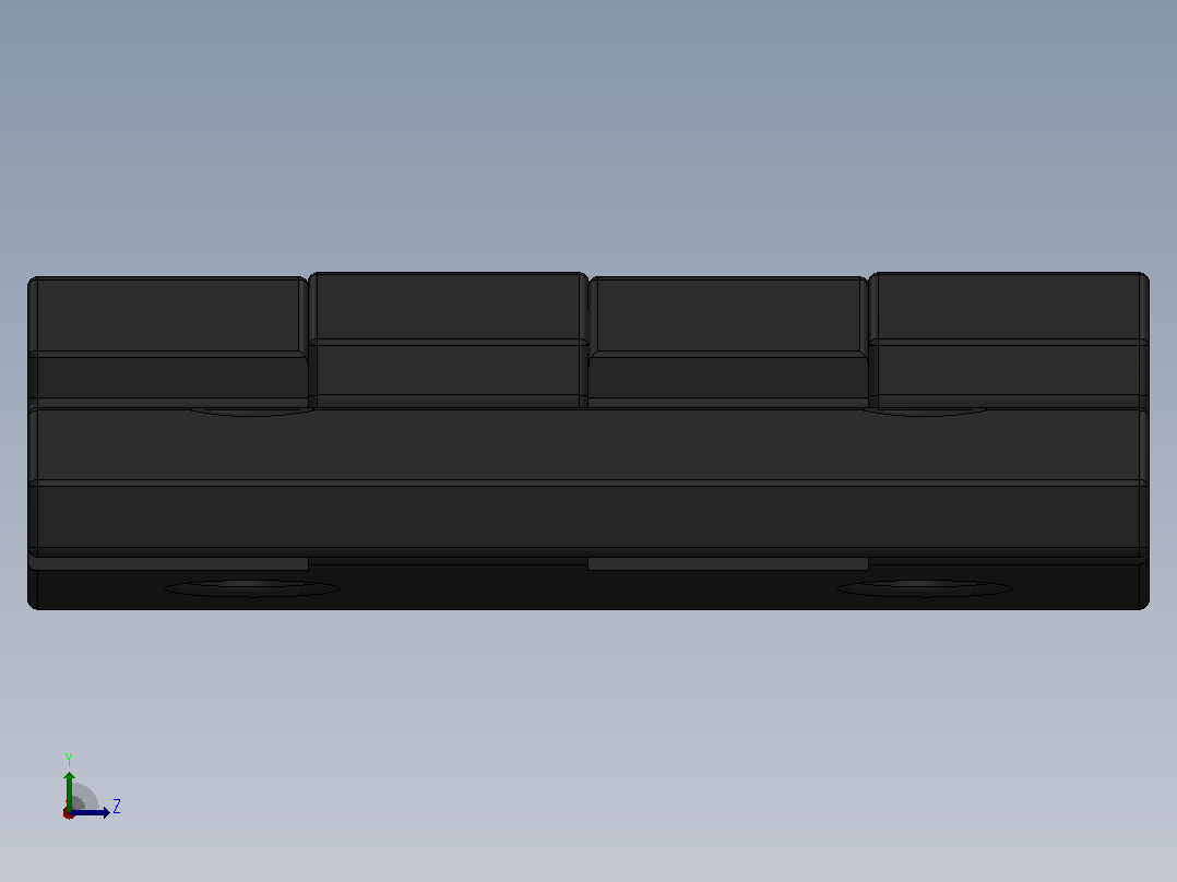 CL226铰链[CL226-1]左视图