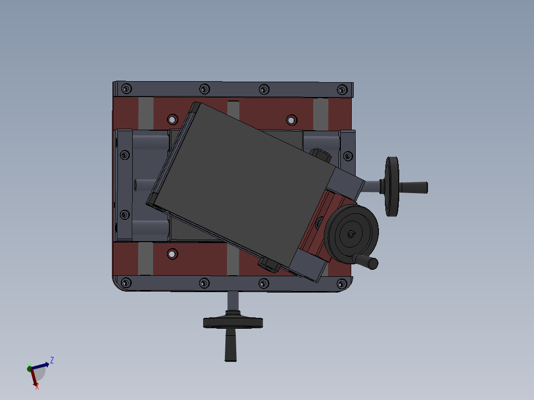 XY旋转调整机构sw18