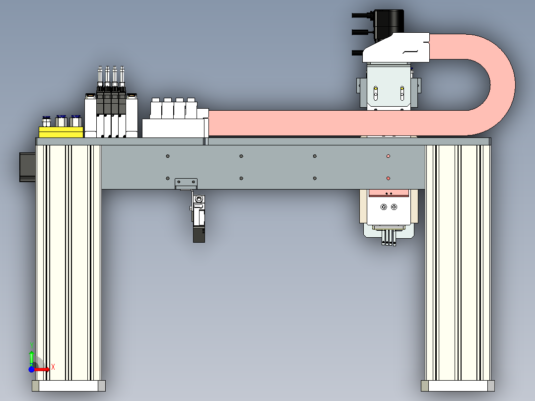 取放 XY搬运模组前视图