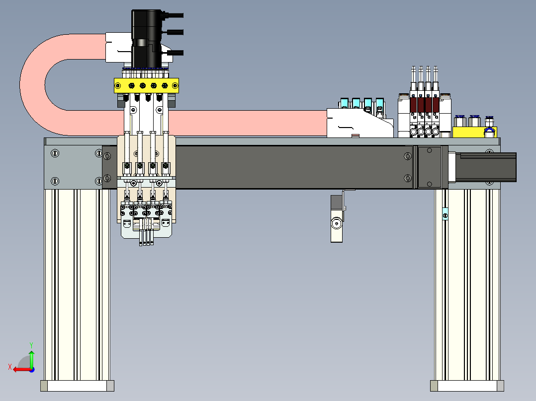 取放 XY搬运模组后视图