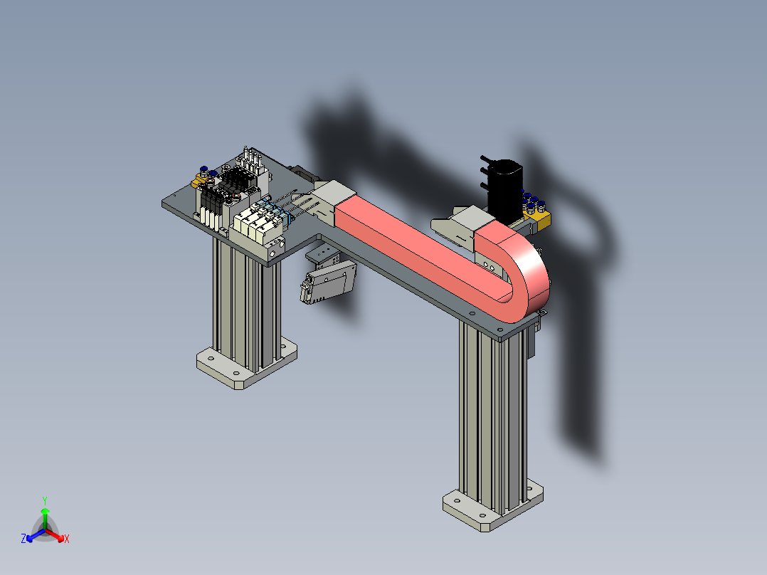取放 XY搬运模组正等轴测图