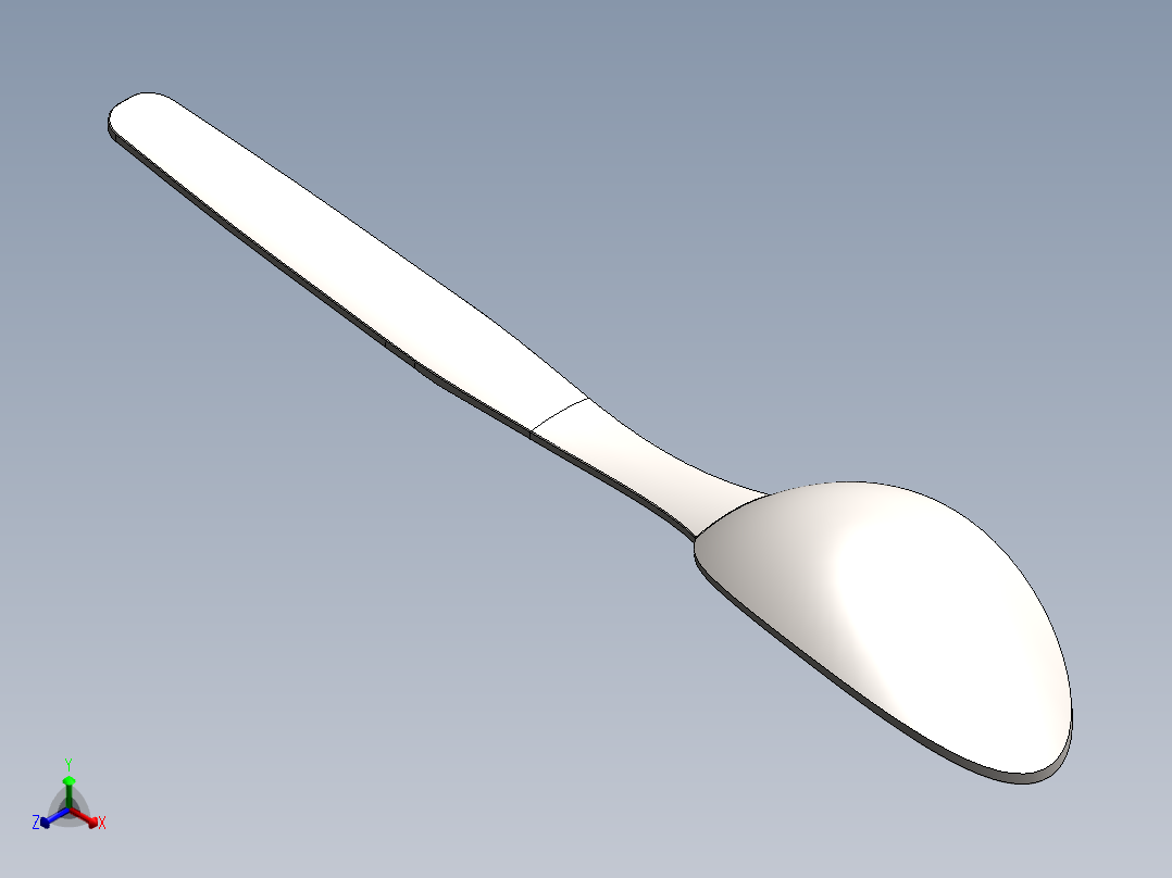 汤匙大全正等轴测图