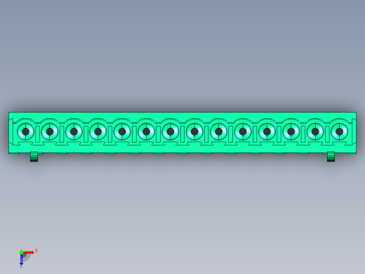 DEGSON 2EDG 系列 5.0mm 可插拔接线端子组-2EDGB-5.0-14P-14-00AH俯视缩略图