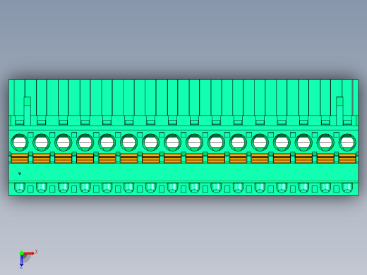 DEGSON 2EDG 系列 5.0mm 可插拔接线端子组-2EDGKDA-5.0-16P-14-00AH俯视缩略图