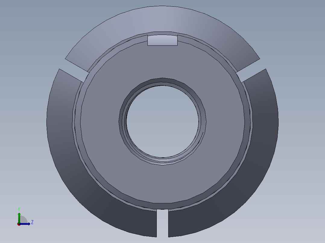 R8-夹头组-R8 COLLET 0.625.SLDPRT左视图
