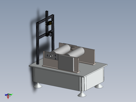 滚筒型线扫描实验架设计