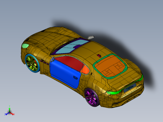 无线充电纯电动跑车Folgore