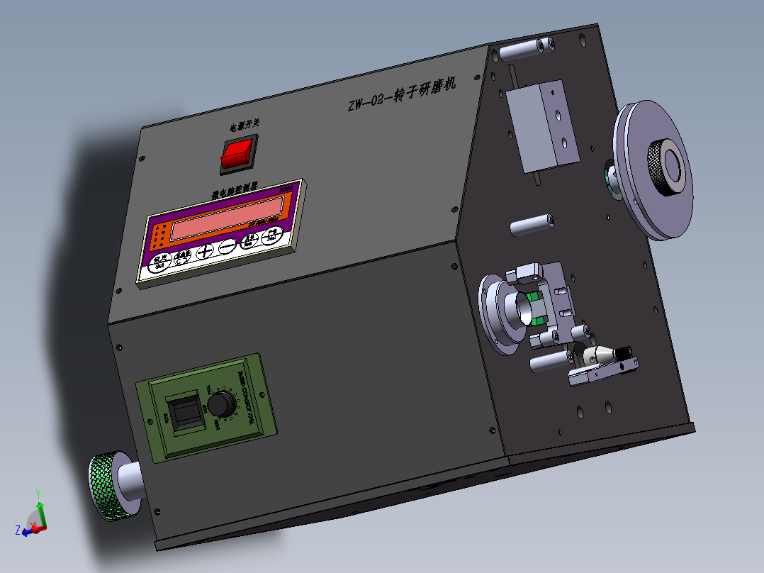 夹头式转子抛光机马达转子抛光研磨机