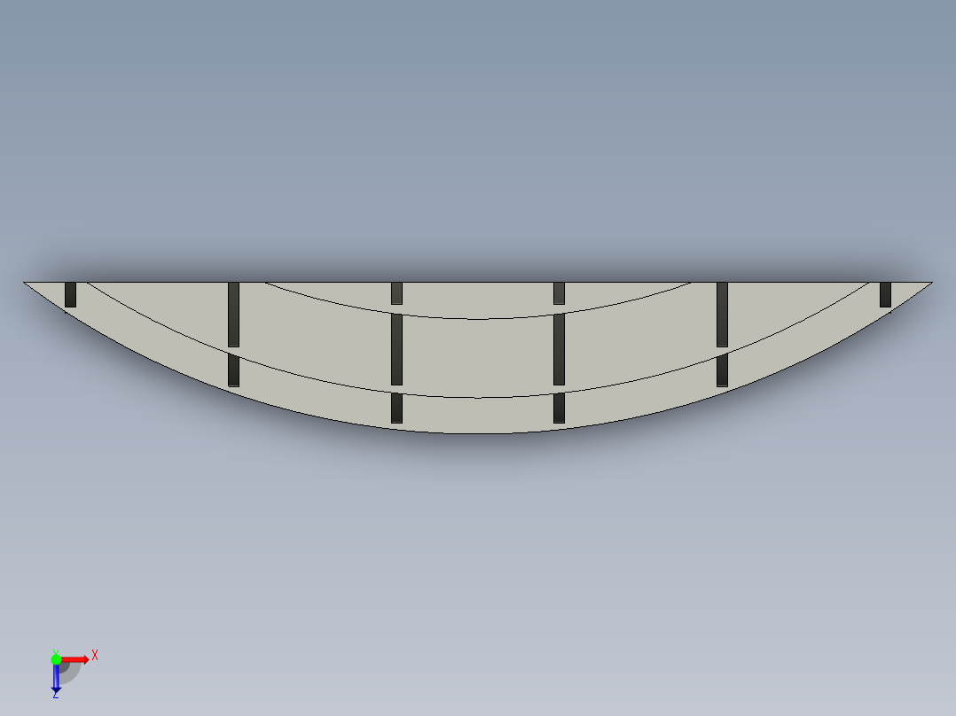 圆形搁板d1500俯视图