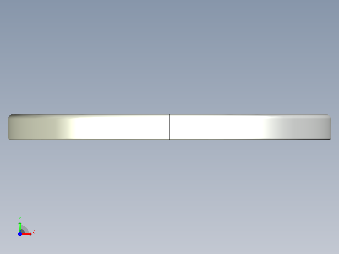 紧固件-STEP 0.3750 Flat Washer前视图