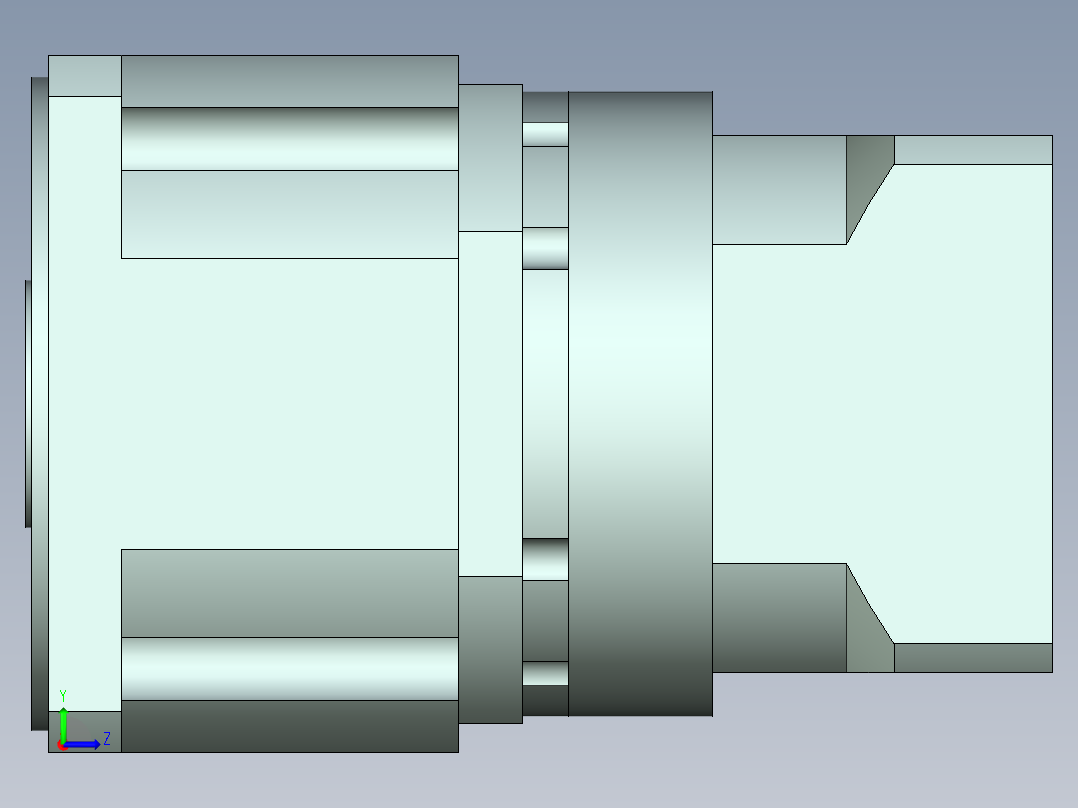 直齿孔PLX240-L2 35-114.3-200-M12.stp左视图