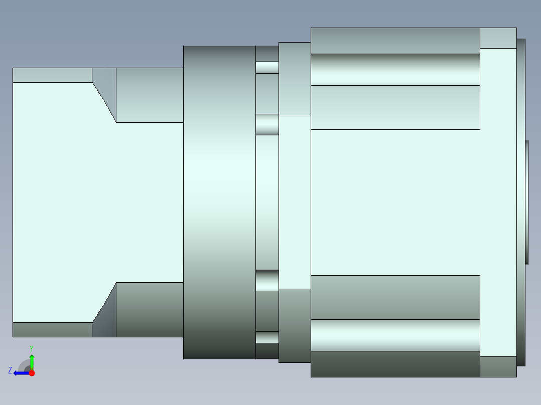 直齿孔PLX240-L2 35-114.3-200-M12.stp右视图