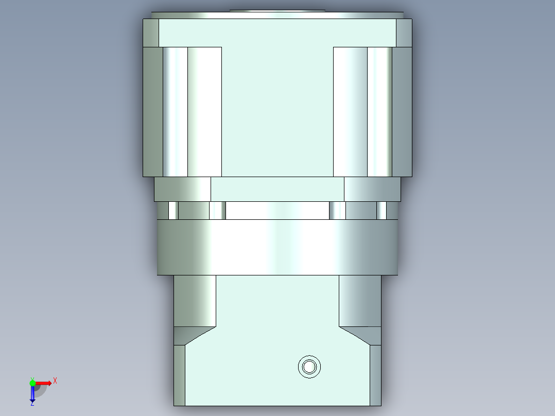 直齿孔PLX240-L2 35-114.3-200-M12.stp俯视图