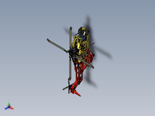 直升飞机 飞机模型设计 (66)