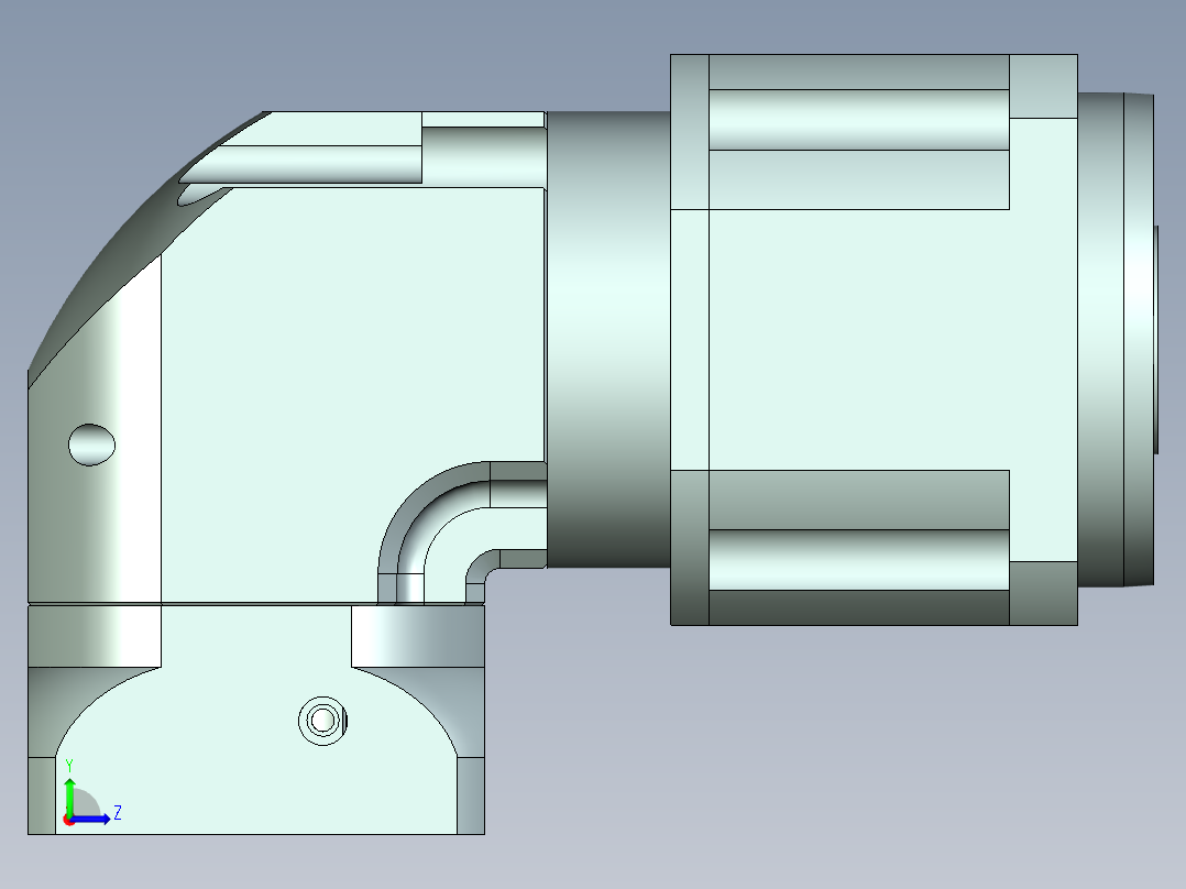 直齿孔ZPLX142-L2 22-110-145-M8.stp左视图