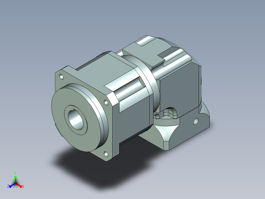 直齿孔ZPLX142-L2 22-110-145-M8.stp正等轴测图
