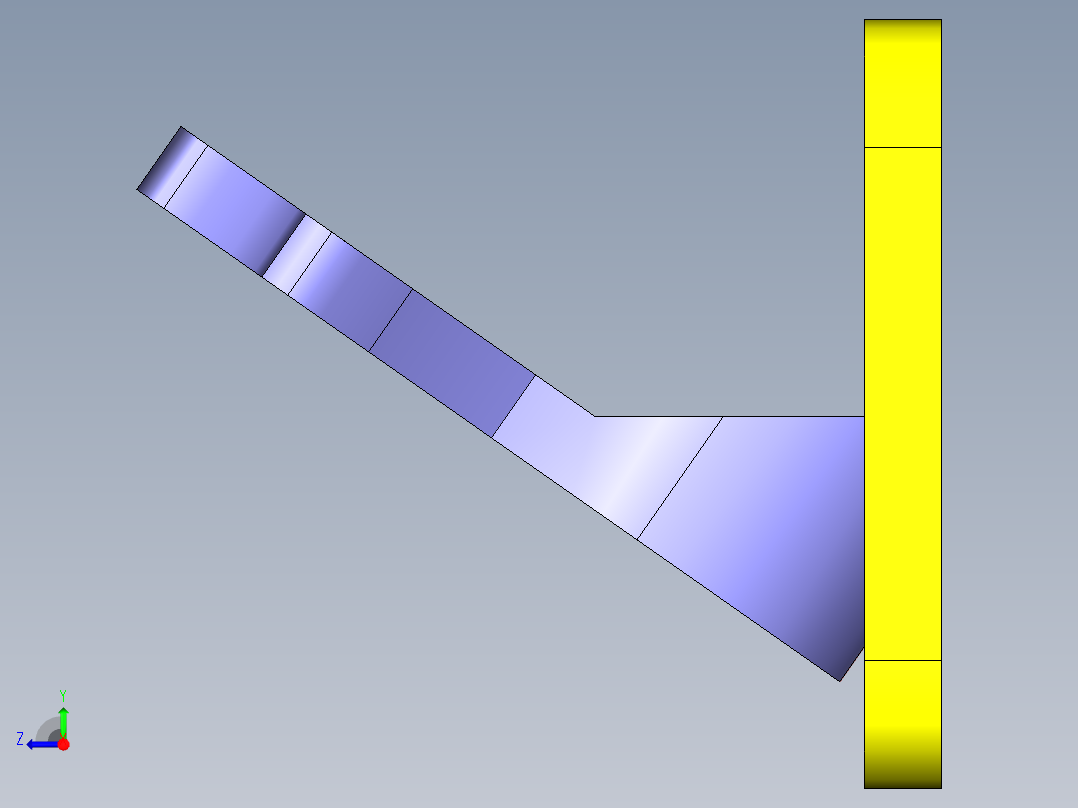 停车牌-国旗款右视图