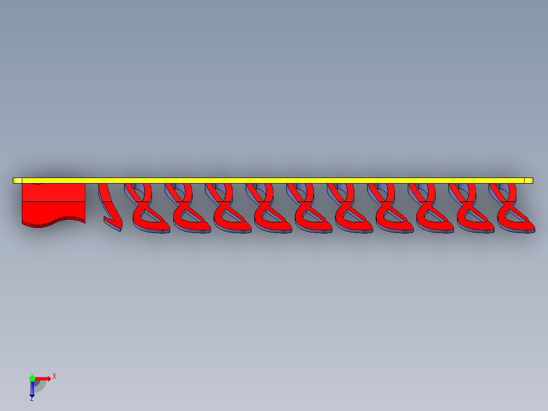 停车牌-国旗款俯视图