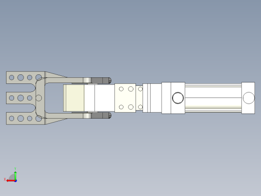 德克斯TUNKERS气缸数模K63 AS A90_A91_A92后视缩略图