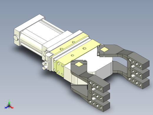 德克斯TUNKERS气缸数模K63 AS A90_A91_A92正等轴测缩略图