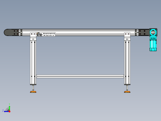 LE-XC4080-右直连驱动重载皮带线-负载200kg右视缩略图