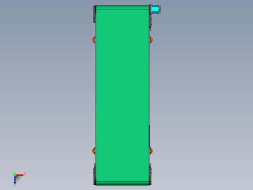 LE-XC4080-右直连驱动重载皮带线-负载200kg俯视缩略图