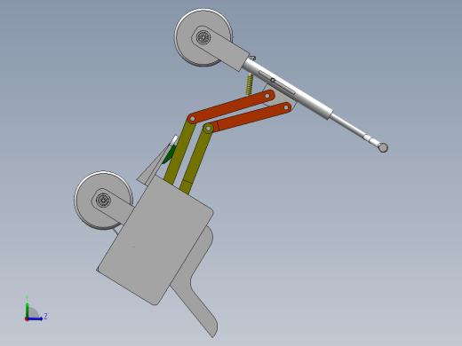 Q074-可折叠儿童电动车的设计【三维SolidWorks和proe】左视缩略图