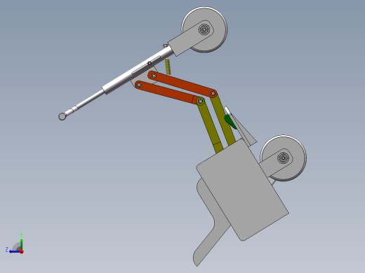 Q074-可折叠儿童电动车的设计【三维SolidWorks和proe】右视缩略图