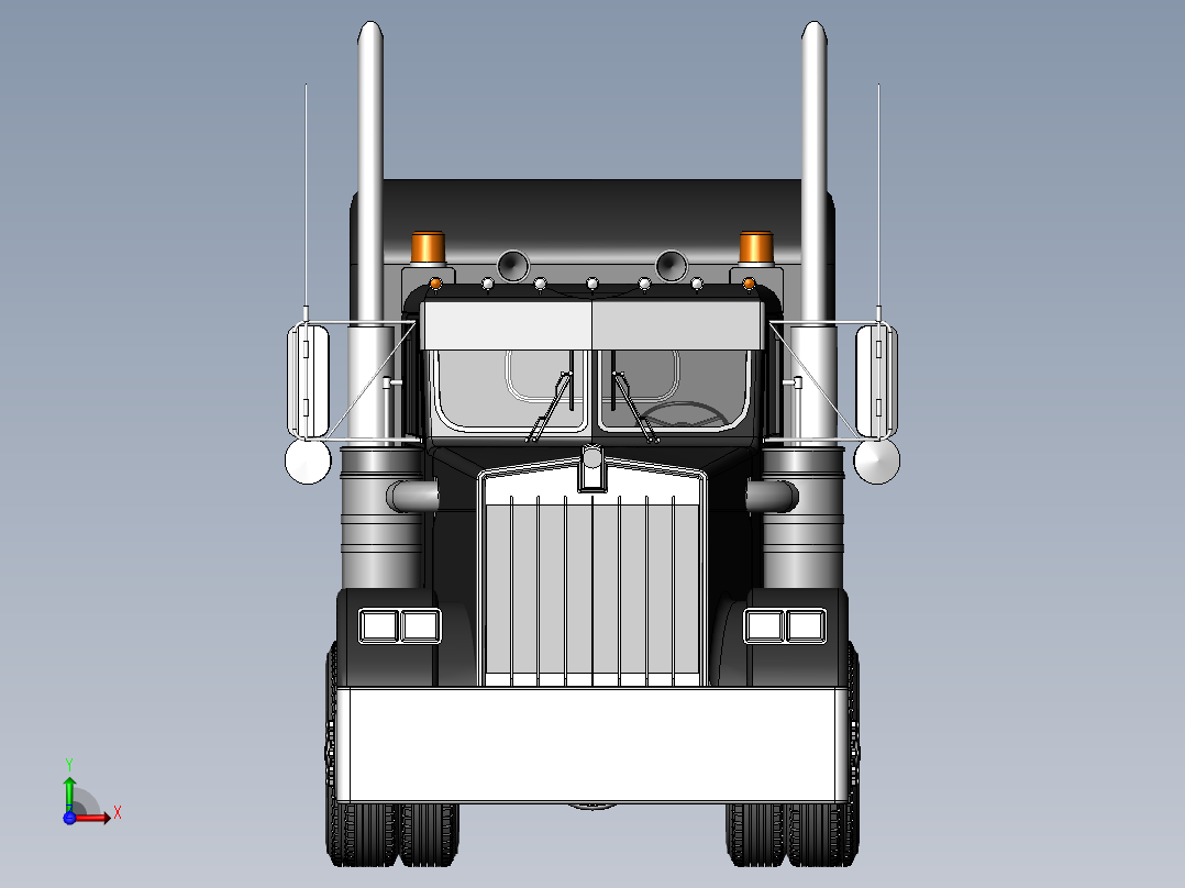 18号图--卡车+底盘6x4 SW STP IGS前视图