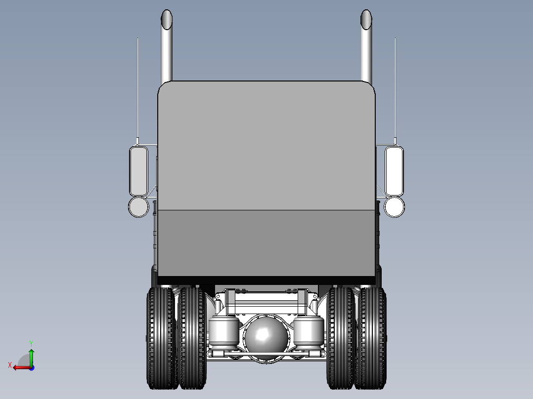 18号图--卡车+底盘6x4 SW STP IGS后视图