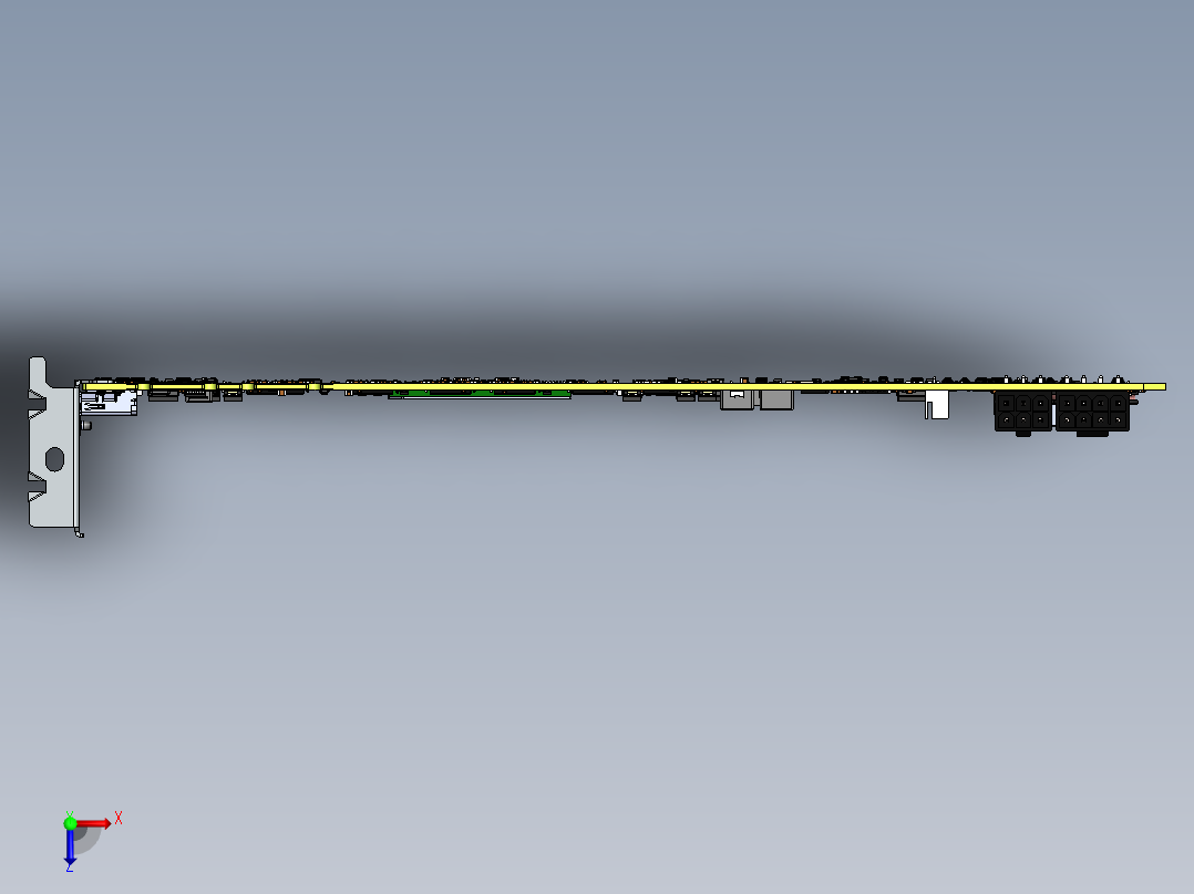 电路板、主板(223)俯视图