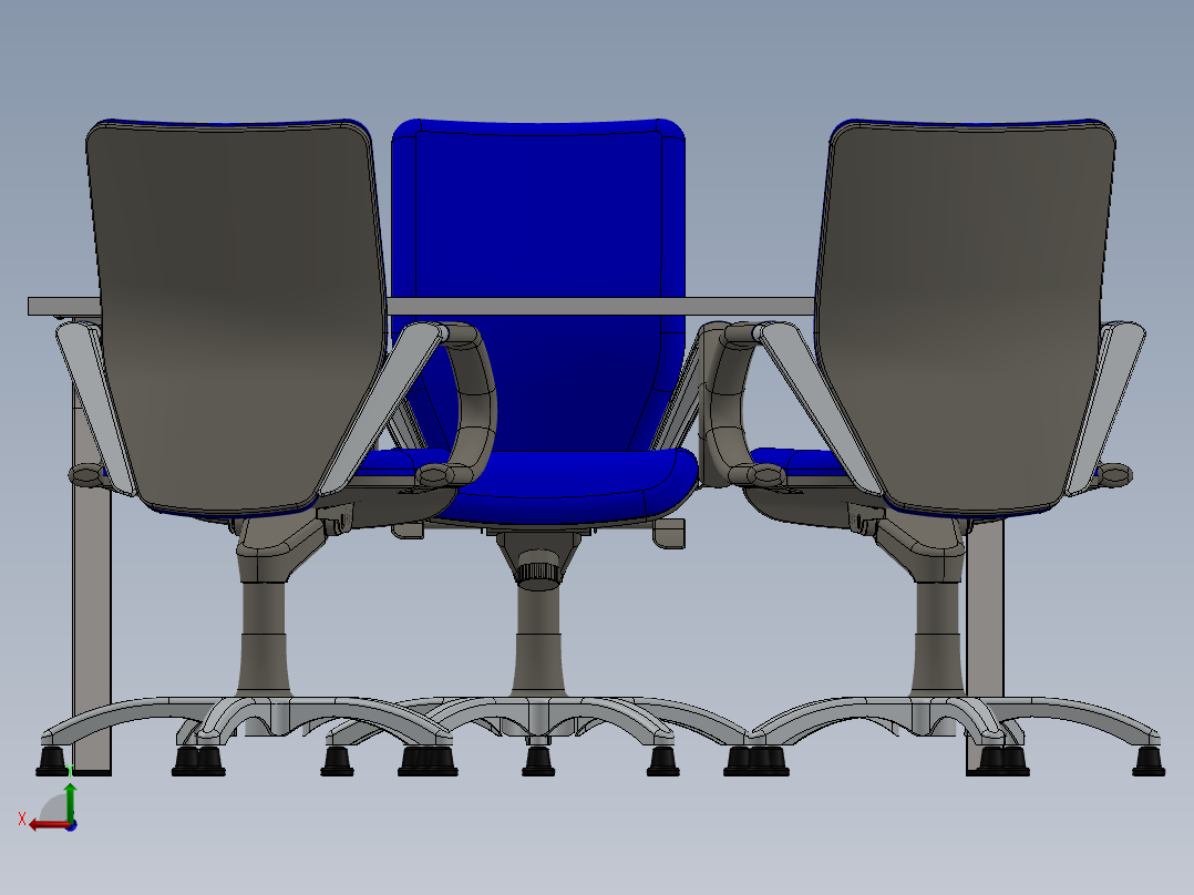 椅子、凳子(20)后视图