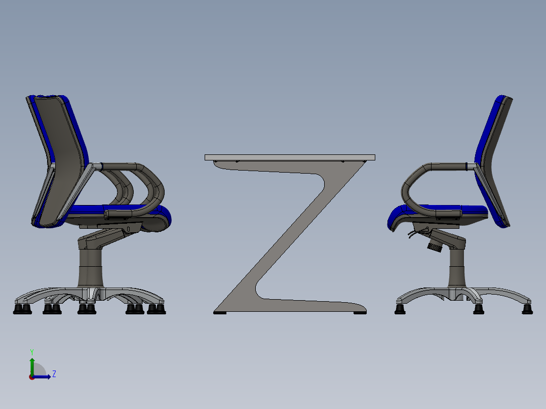 椅子、凳子(20)左视图