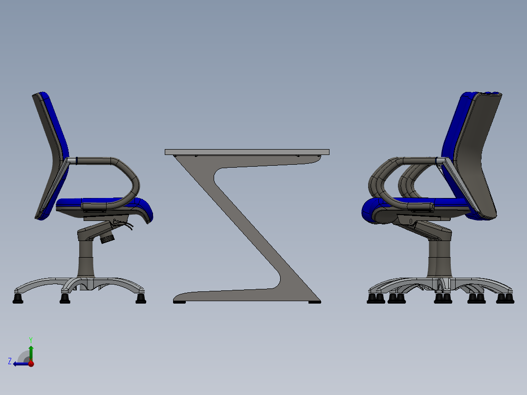 椅子、凳子(20)右视图