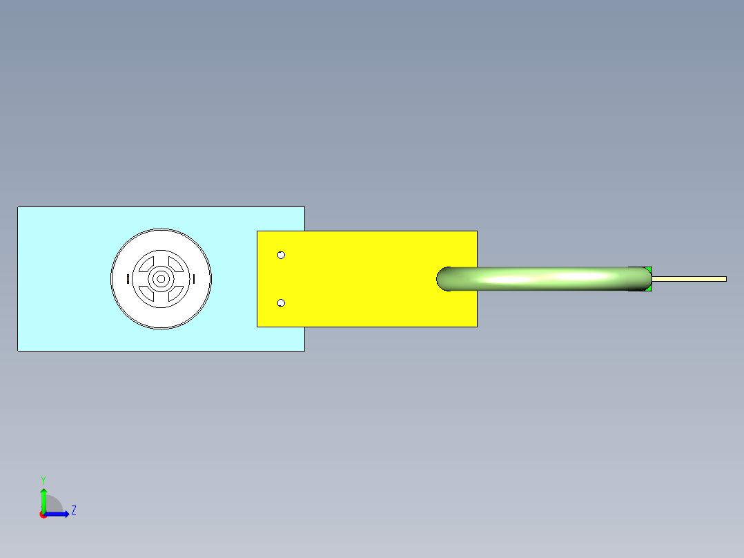 往复机构左视图