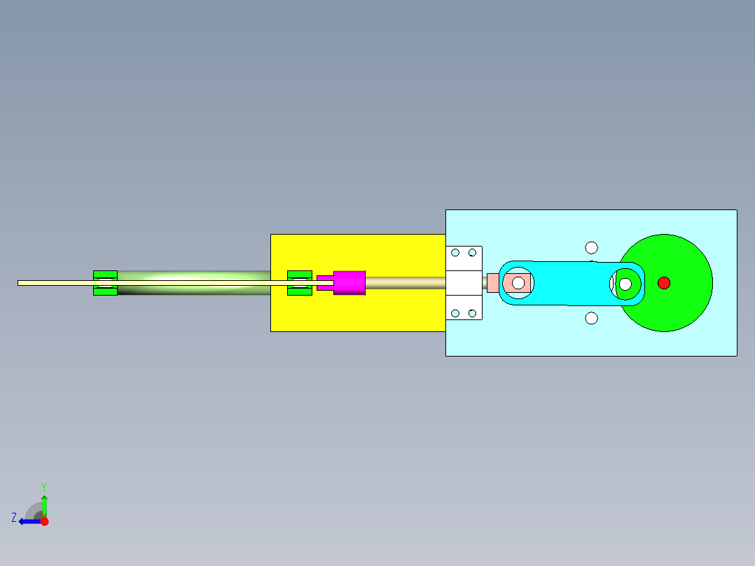 往复机构右视图
